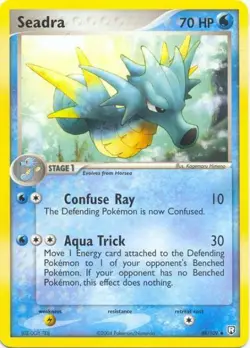 2x (pok-TRR-048) Seadra (U) Pokemon EX Team Rocket Returns Card # 48 - Image 1