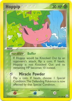 2x (pok-TRR-057) Hoppip (C) Pokemon EX Team Rocket Returns Card # 57 - Image 1
