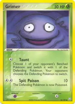 2x (pok-TRR-056) Grimer (C) Pokemon EX Team Rocket Returns Card # 56 - Image 1