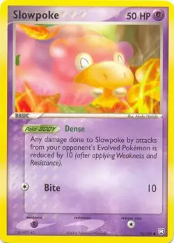 2x (pok-TRR-076) Slowpoke (C) Pokemon EX Team Rocket Returns Card # 76 - Image 1