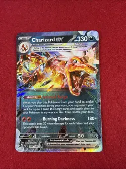 Charizard Ex 054/091, Paldean Fates, Pokemon, NM, Normal Size Card - Image 1