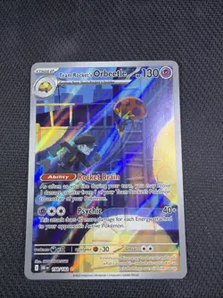 Pokemon Card Team Rocket's Orbeetle 198/182 Illustration Rare Destined Rivals NM - Image 1