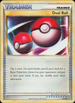2x (HSUN-072) Dual Ball (U) Pokemon HGSS Unleashed Card # 72 - Image 1
