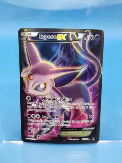 Pokemon Espeon EX Holo Full Art Ultra Rare Card 117/122 XY Breakpoint - Image 1