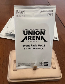 Union Arena Card Game Event Pack Vol 3 Promo English New Sealed - Image 1