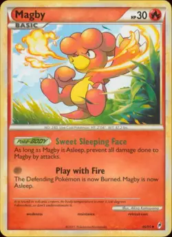 2x (COL-046) Magby (U) Pokemon Call of Legends Card # 46 - Image 1