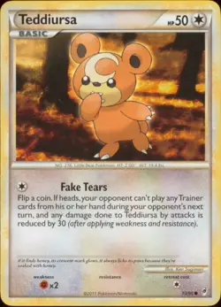 2x (COL-073) Teddiursa (C) Pokemon Call of Legends Card # 73 - Image 1