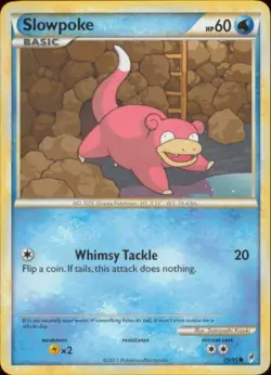 2x (COL-070) Slowpoke (C) Pokemon Call of Legends Card # 70 - Image 1
