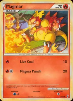 2x (COL-062) Magmar (C) Pokemon Call of Legends Card # 62 - Image 1