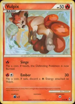 2x (COL-075) Vulpix (C) Pokemon Call of Legends Card # 75 - Image 1