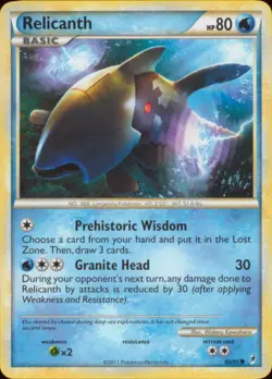 2x (COL-069) Relicanth (C) Pokemon Call of Legends Card # 69 - Image 1