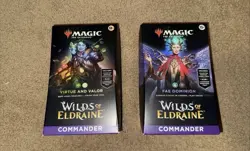 Magic The Gathering SEALED Wilds Of Eldraine Commander Deck Bundle - Image 1