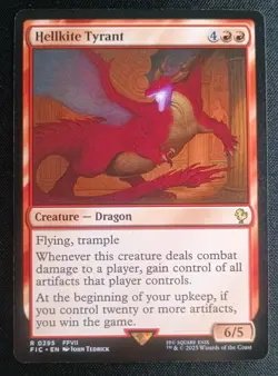 MTG Final Fantasy - Hellkite Tyrant - Rare - Image 1