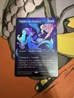 Wanderwine Prophets - Foil - Borderless Special Guests Lorwyn Eclipsed MTG - Image 1