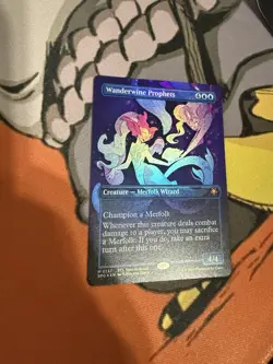 Wanderwine Prophets - Foil - Borderless Special Guests Lorwyn Eclipsed MTG - Image 2