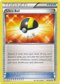 2x (BW10-090) Ultra Ball (U) Pokemon B&W Plasma Blast Card # 90 - Image 1