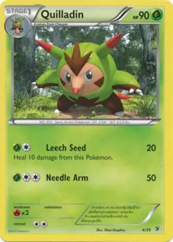 2x (XY KALOS-4) (Non Foil) Quilladin (U) Pokemon XY Kalos Series Card # 4 - Image 1