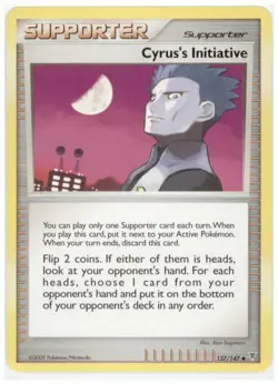 2x (pok-SV-137) Cyrus's Initiative (U) Pokemon Supreme Victors Card # 137 - Image 1