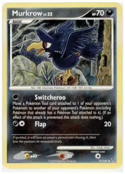 2x (pok-SV-072) Murkrow (U) Pokemon Supreme Victors Card # 72 - Image 1