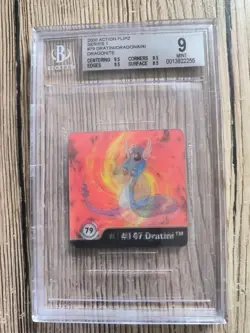 Pokemon Action Flipz Series One 1999 #147Dratini#148Dragonair#149Dragonite #.79 - Image 1