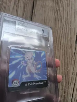 MEWTWO 1999 Pokemon Action Flipz Series 1 Artbox #80 #150 BGS 9 Mint - Image 3