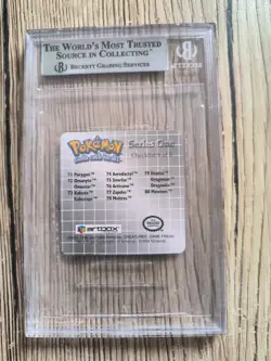 MEWTWO 1999 Pokemon Action Flipz Series 1 Artbox #80 #150 BGS 9 Mint - Image 4