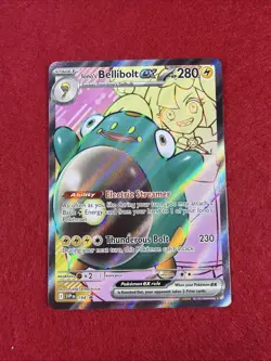 Pokemon TCG Ionos Bellibolt EX SVP 194, Journey Together, Black Star Promo - Image 1