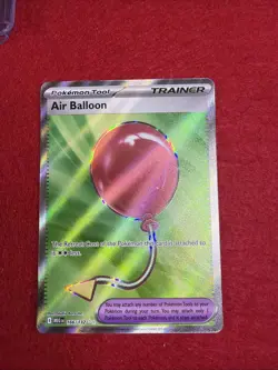 Pokemon TCG Air Balloon 166/132 Mega Evolutions Full Art Trainer NM - Image 1