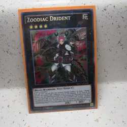 Zoodiac Drident MP17-EN208 1st Edition Secret Rare Lightly Played LP - Image 1