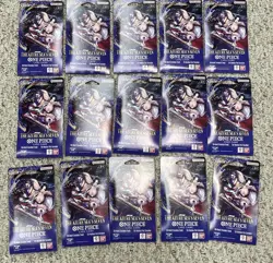 Lot of 15 - One Piece The Azure Sea's Seven - Sleeved Booster OP-14 -Free ship - Image 1