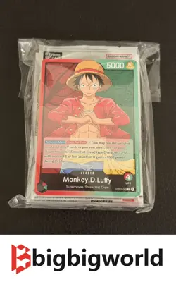 Pre-errata One Piece Card Game Monkey D Luffy Demo Deck With Promo Packs English - Image 1