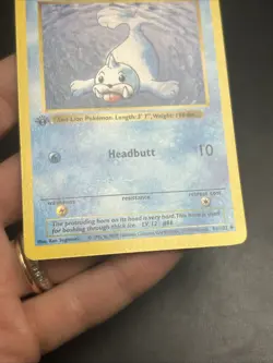 Seel - 41/102 - Pokemon Card Base Set 1st Edition Uncommon - NM Shadowless - Image 3