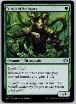 Virulent Emissary U Lorwyn Eclipsed 202 NM - Image 1
