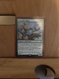 MTG - Wolverine Riders. Kaldheim. Rare Green Creature - Elf Warrior. - Image 1