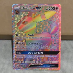Pokemon Umbreon GX 154/149 Secret Rainbow Rare Sun & Moon Base Set NM HQ Packing - Image 1