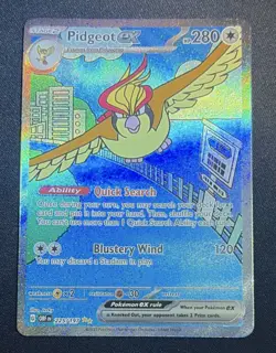 Pokemon Pidgeot ex 225/197 Obsidian Flames Special Illustration Rare Holo - Image 1