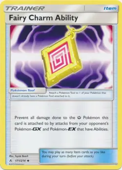 2x (SM10-171) Fairy Charm Ability (U) Pokemon Unbroken Bonds Card # 171 - Image 1