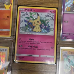 Mimikyu Black Star Promo SM163 Holo Pokemon. sun moon. reverse holo. rare TCG - Image 2