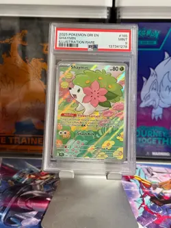 PSA 9 - Shaymin #185 - 2025 POKEMON Destined Rivals - Image 1