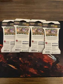 Pokemon TCG Evolving Skies Sleeved Booster Packs Complete Art Set Sealed 4 Packs - Image 2