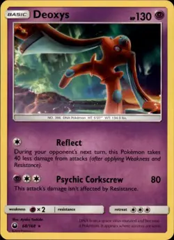 2x (SM07-068) Deoxys Rare Pokemon Celestial Storm Card # 68 - Image 1