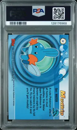 2003 TOPPS POKEMON ADVANCED #58 MUDKIP PSA 9 - Image 2