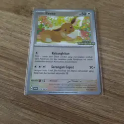 LOT of 4 FOIL Evee Twilight Masquerade Special Promo 129/SV-P Pokemon Indonesia - Image 2