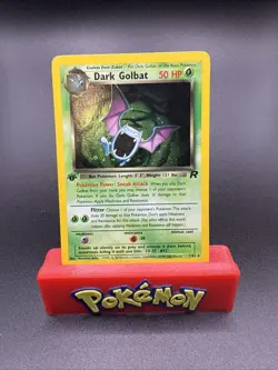 Dark Golbat NM 7/82 1st Edition Team Rocket Pokemon TCG Holo - Image 1