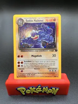Pokemon Dark Machamp Holo Rare TCG Vintage Card 10/82 LP Condition - Image 1