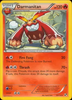 2x (BW1-025) Darmanitan Rare Pokemon B&W Base Set Card # 25 - Image 1