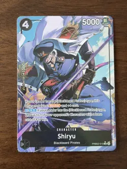 Shiryu Alternate Art Foil PRB02-015 PRB-02 The Best Vol 2 One Piece - Image 1