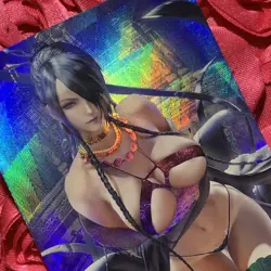 LULU Final Fantasy OOTD Teaser ACG Anime Goddess WAIFU HOLO Card Hot 2 - Image 5