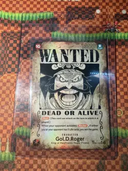 Gol D Roger OP09-118 SP Wanted Poster Manga OP13 One Piece Card English Carrying - Image 4