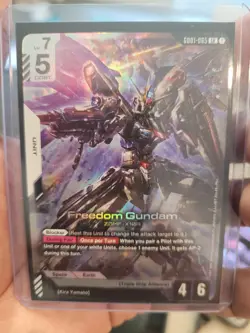 Mix lot Buster Gundam & others Newtype Rising Gundam Card Game TCG - NM LR Foil - Image 4